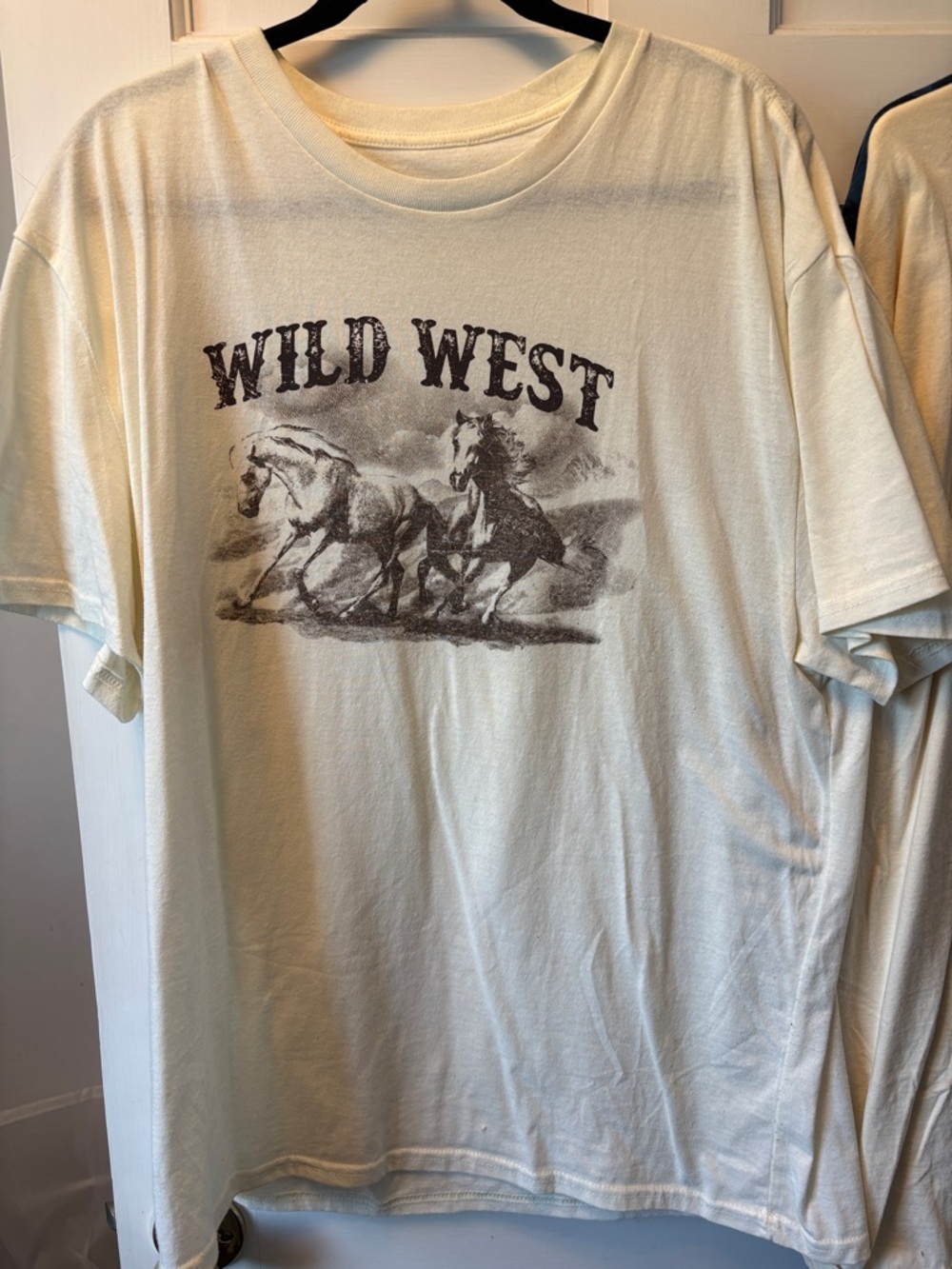 wild west horses tshirt